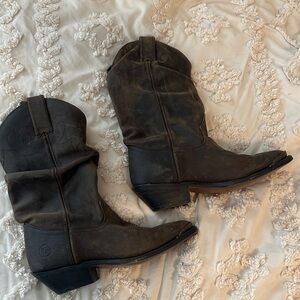 Double H Women’s Brown slouch cowboy boot